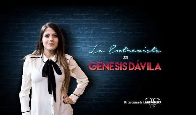 Génesis Dávila en Le República TV